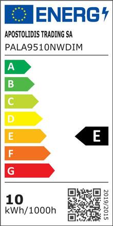 ACA Lighting LED FILAMENT E27 DIM G95 10W 4000K 230V 1260lm RA80 PALA9510NWDIM