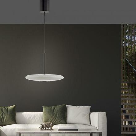 PAUL NEUHAUS Závěsné svítidlo PURE E-Vitrum tmavěhnědé kov elektrické 2700-5000K PN 2084-34