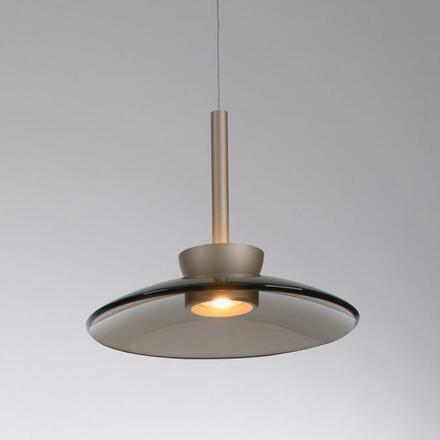 PAUL NEUHAUS LED závěsné svítidlo Pure Moon, bronzová, stmívatelné 2700K