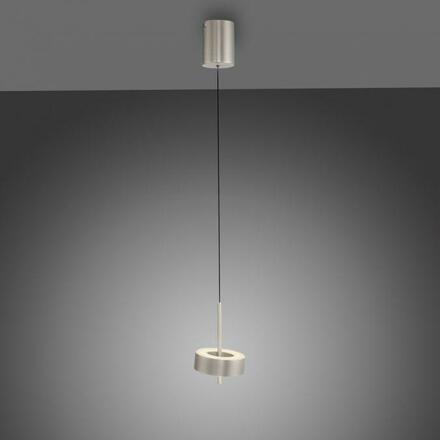PAUL NEUHAUS Závěsné svítidlo Q-ROTATE 1 ramenné hliník nastavitelná výška Smart Home ZigBee 2700-5000K PN 2247-95