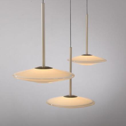 PAUL NEUHAUS LED závěsné svítidlo ELIPSA, bronzová, stmívatelné, Comfort-Lift 3000K