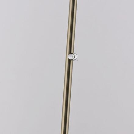 PAUL NEUHAUS LED stojací svítidlo na baterie BENTE, bateriové svítidlo, IP20, nabíjecí, mosaz 2700-5000K