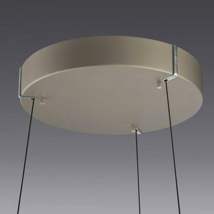 PAUL NEUHAUS PURE E-Loop, LED závěsné svítidlo bronz 2200-5000K