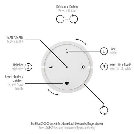 PAUL NEUHAUS LED závěsné svítidlo PURE-E-LOOP hliník elektricky nastavitelná výška 2700-5000K PN 2551-95