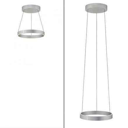 PAUL NEUHAUS LED závěsné svítidlo PURE E-Clipse hliník elektrické 2700-5000K PN 2560-95