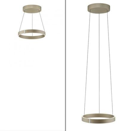 PAUL NEUHAUS LED závěsné svítidlo PURE E-Clipse elektrické 2700-5000K bronz 2560-97