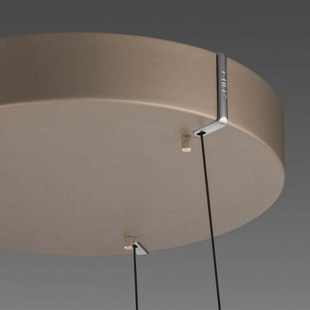 PAUL NEUHAUS LED závěsné svítidlo PURE E-Clipse elektrické 2700-5000K bronz 2560-97