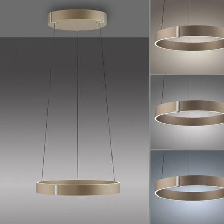 PAUL NEUHAUS LED závěsné svítidlo PURE E-Clipse elektrické 2700-5000K bronz 2560-97