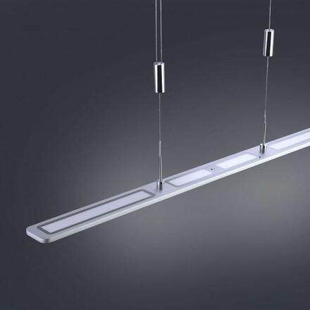 PAUL NEUHAUS LED závěsné svítidlo, hliník, moderní ovládání gesty 2700-5000K PN 2565-95