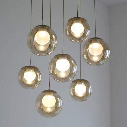 PAUL NEUHAUS PURE Popup, LED závěsné svítidlo, bronzová, 2200-5000K