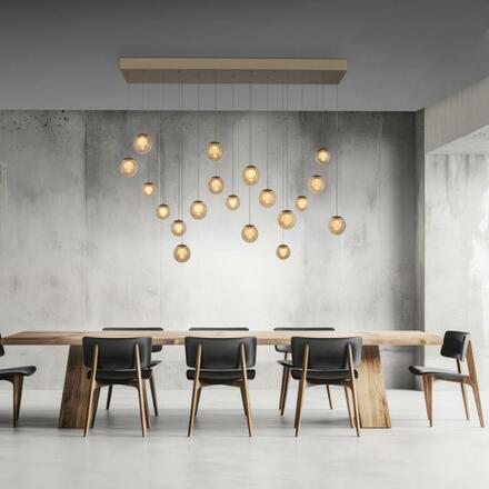 PAUL NEUHAUS PURE Popup, LED závěsné svítidlo bronzová 2200-5000K