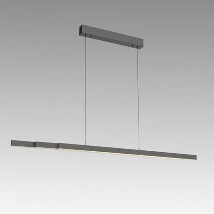 PAUL NEUHAUS LED závěsné svítidlo s Comfort Lift, antracit, nastavitelná výška, roztahovací 2700-5000K