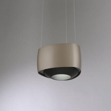 PAUL NEUHAUS LED závěsné svítidlo Q-STRETTO, bronzová, stmívatelné, dálkový ovladač ZigBee 2200-5000K