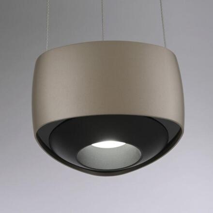 PAUL NEUHAUS LED závěsné svítidlo Q-STRETTO, bronzová, stmívatelné, dálkový ovladač ZigBee 2200-5000K