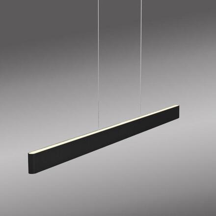 PAUL NEUHAUS LED závěsné svítidlo Q-STRETTO, černá, ZigBee 2700-5000K