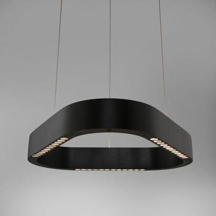 PAUL NEUHAUS LED závěsné svítidlo Q-STRETTO, černá, ZigBee 2200-5000K