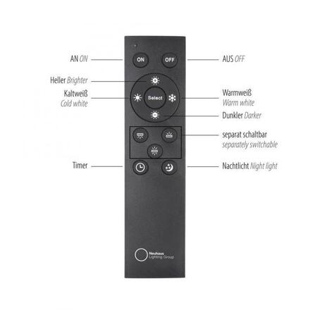 PAUL NEUHAUS LED závěsné svítidlo Q-STRETTO, černá, ZigBee 2200-5000K