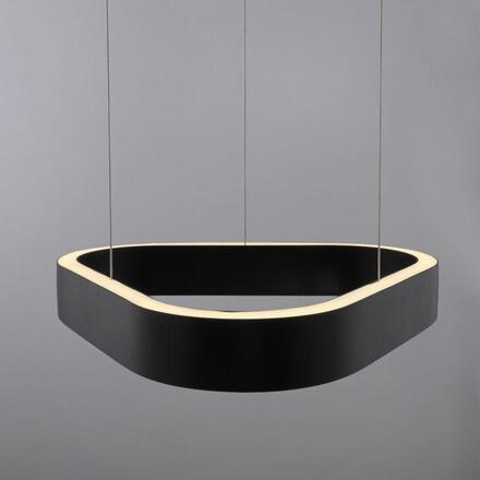 PAUL NEUHAUS LED závěsné svítidlo Q-STRETTO, černá, ZigBee 2200-5000K