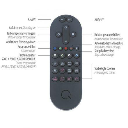 PAUL NEUHAUS Q ETIENNE LED stojací svítidlo Smart Home černá stmívatelné CCT ZigBee 2700-5000K PN 271-18