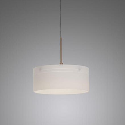 PAUL NEUHAUS LED závěsné svítidlo MARIKA, písková, nastavitelná výška 3000K