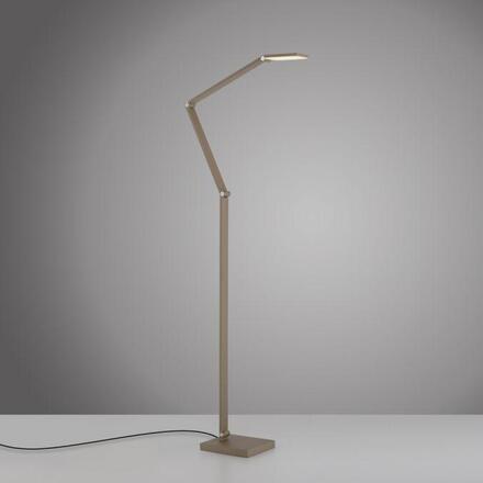 PAUL NEUHAUS LED stojací svítidlo SAMSKY, bronzová, stmívatelné, nastavitelná výška, CCT nastavení teploty barvy 2700-5000K