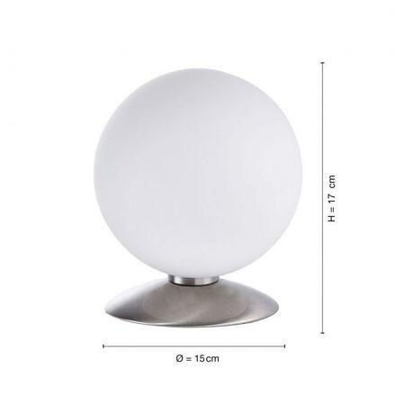 PAUL NEUHAUS LED koule, stolní lampa, na noční stolek 3000K PN 4013-55