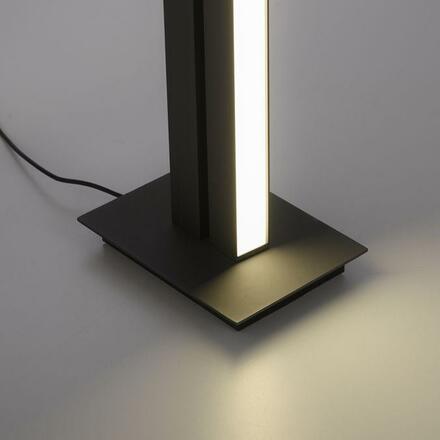 PAUL NEUHAUS PURE LINES LED stojací svítidlo, antracit, stmívatelné, otočné, vypínač 2700-5000K