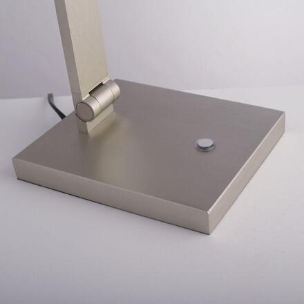 PAUL NEUHAUS LED stolní lampa SAMSKY, stříbrná, stmívatelné, nastavitelná výška, paměťová funkce 2700-5000K