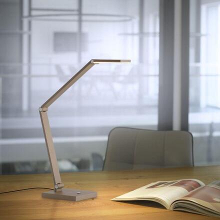 PAUL NEUHAUS LED stolní lampa SAMSKY, bronzová, stmívatelné, dotykový stmívač, nastavitelná výška, paměťová funkce 2700-5000K