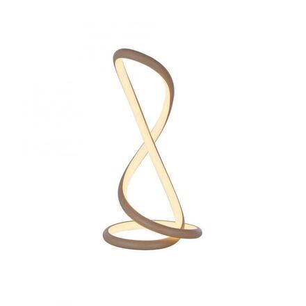 PAUL NEUHAUS LED stolní lampa TWIST moderní design, písková barva 2700K