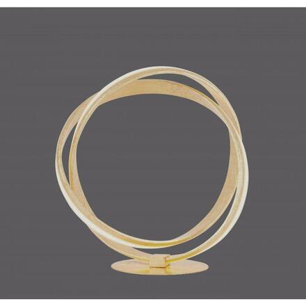PAUL NEUHAUS LED stolní lampa zlatá barva v elegantním designu 3000K PN 4531-12