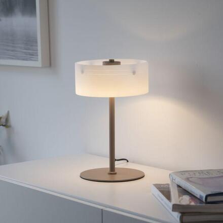 PAUL NEUHAUS LED stolní lampa MARIKA, písková, dotykový stmívač 3000K