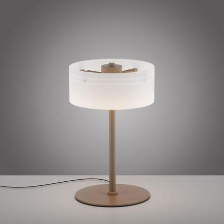 PAUL NEUHAUS LED stolní lampa MARIKA, písková, dotykový stmívač 3000K