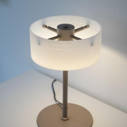 PAUL NEUHAUS LED stolní lampa MARIKA, písková, dotykový stmívač 3000K