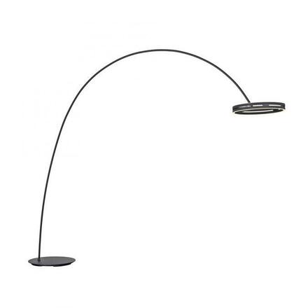 PAUL NEUHAUS LED lampa do oblouku PURE Loop-Bow, černá, stojací svítidlo, stmívatelné 2200-5000K