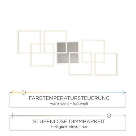 PAUL NEUHAUS, Q-INIGO, LED stropní svítidlo, ocel, Smart Home ZigBee 2700-5000K 6014-55