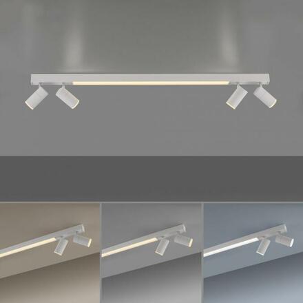 PAUL NEUHAUS LED stropní svítidlo PURE Lines spot bílá, stmívatelné, dálkový ovladač 2200-5000K
