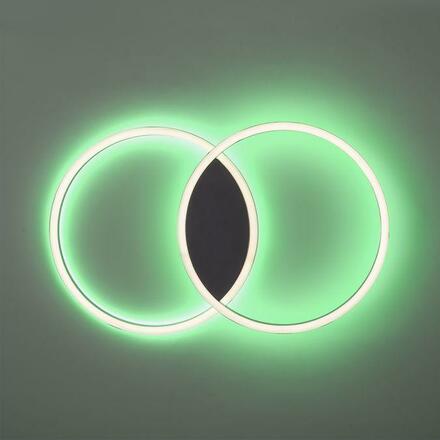 PAUL NEUHAUS Q-MARKO LED stropní svítidlo Smart Home černá kruhové stropní svítidlo ZigBee RGB+2700-5000K
