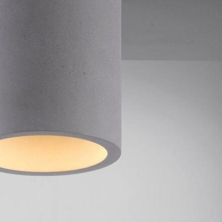 PAUL NEUHAUS LED stropní svítidlo, barva betonu, GU10, LED vyměnitelné, IP20