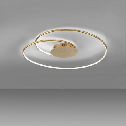 PAUL NEUHAUS LED stropní svítidlo zlaté stmívatelné teplá bílá do interiéru 3000K PN 6189-12