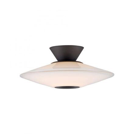 PAUL NEUHAUS LED stropní svítidlo, ELIPSA, černá, stmívatelné, opálové sklo 3000K