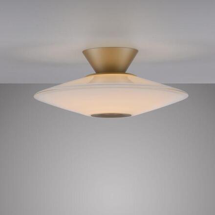 PAUL NEUHAUS LED stropní svítidlo, ELIPSA, kávová, stmívatelné, opálové sklo 3000K