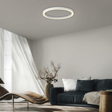 PAUL NEUHAUS LED stropní svítidlo PURE Lines kulaté, bílá 2200-5000K