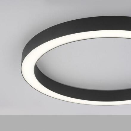 PAUL NEUHAUS LED stropní svítidlo PURE-LINES antracit 50x50 stmívatelné CCT 2700-5000K PN 6309-13