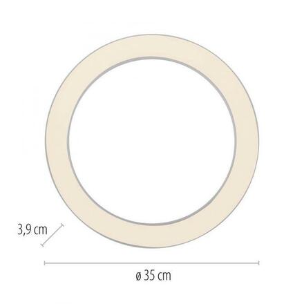 PAUL NEUHAUS LED stropní svítidlo PURE Lines kulaté bílá, stmívatelné 2200-5000K