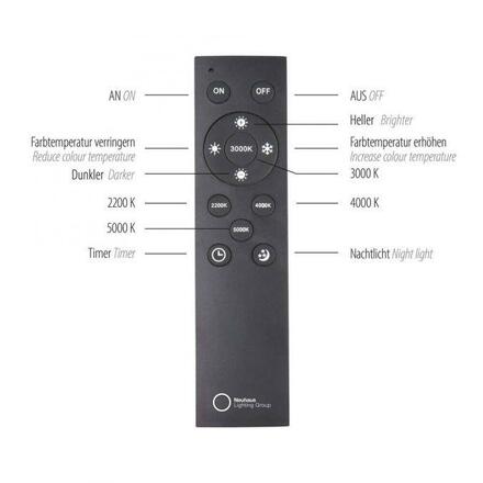 PAUL NEUHAUS LED stropní svítidlo PURE Lines kulaté bílá, stmívatelné 2200-5000K