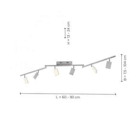 PAUL NEUHAUS PURE-MIRA, LED stropní svítidlo, bílé, stmívatelné, CCT, paměť 2700-5000K