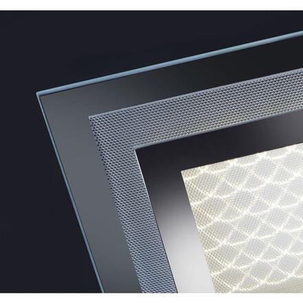 PAUL NEUHAUS LED stropní svítidlo, chrom, hranaté, design 3000K PN 6389-17
