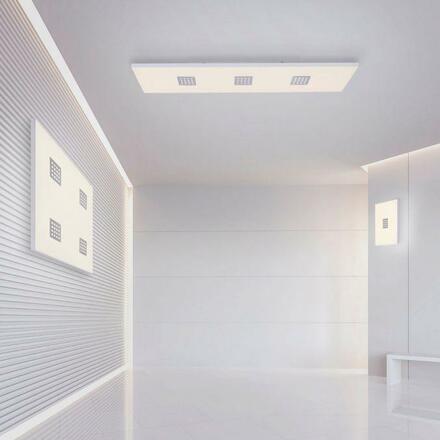 PAUL NEUHAUS PURE-NEO LED stropní svítidlo hranaté v puristickém designu s nastavitelnou barvou světla a funkcí stmívání 2700-5000K