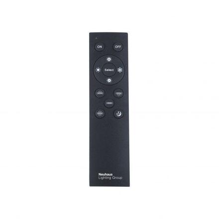 PAUL NEUHAUS PURE-NEO LED stropní svítidlo v barvě kartáčovaného hliníku, nastavitelnou barvou světla a funkcí stmívání 2700-5000K